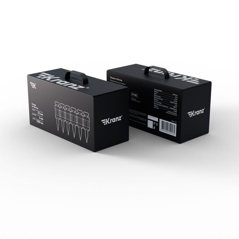 Гвоздь по бетону 3х22 (уп.1000шт) Kranz KR-16-1716