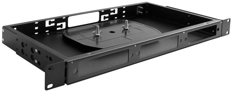 Кросс укомплектованный 1U LC (duplex) 24 порта (OS2) ITK IND-FOBX24-1U-24LCUD09