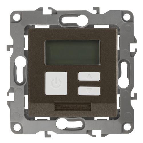 Терморегулятор универсальный 12-4111-13 230В-Imax16А бронза ЭРА Б0031278