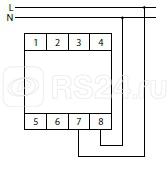 Указатель напряжения WN-1-1 (1ф 100-300В цифр. индик. 35мм 230В IP20 монтаж на DIN-рейке) F&F EA04.007.008