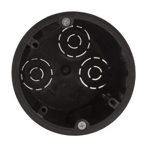 Коробка установочная для полых стен саморезы метал. лапки черн. IP20 KUP-73-45-m-black ЭРА Б0052724