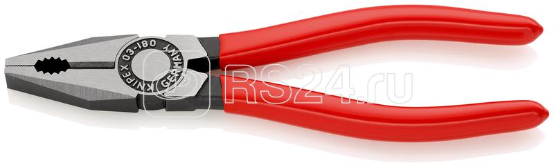 Плоскогубцы комбинированные L-180мм Knipex KN-0301180SB Плоскогубцы комбинированные L-180мм Knipex KN-0301180SB