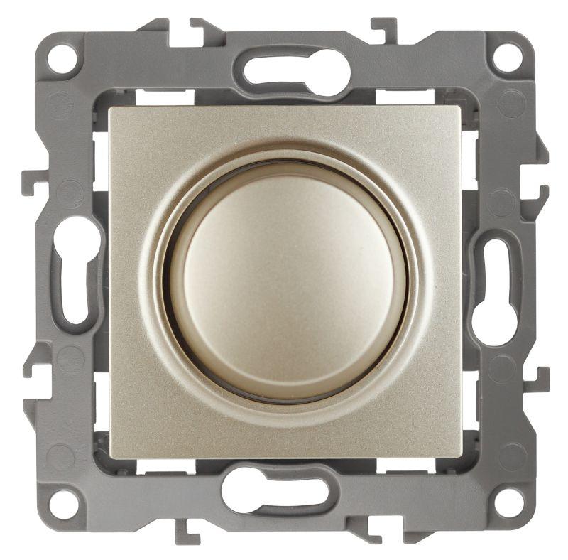 Светорегулятор поворотно-нажимной 400ВА 230В 12-4101-04 шампань ЭРА Б0014738