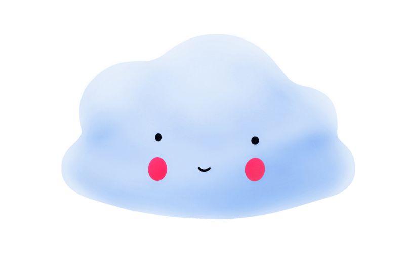 Светильник светодиодный NL-307 "Облако" ночник голуб. Camelion 13798