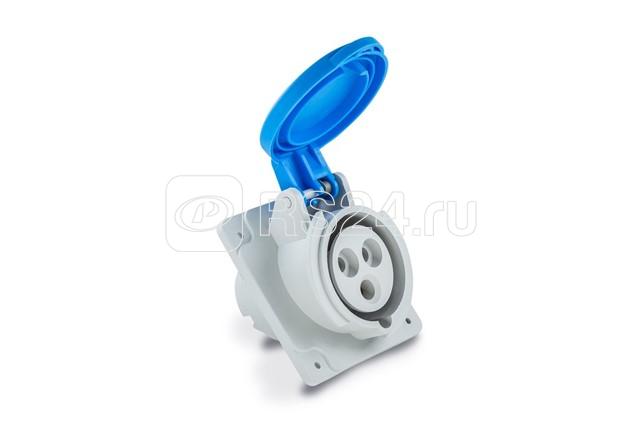 Корпус наклонный с гнездом стандарт CEE 3х16А (2P+E) EMAS ECE316V4PE Корпус наклонный с гнездом стандарт CEE 3х16А (2P+E) EMAS ECE316V4PE