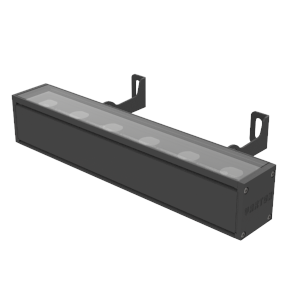 Светильник светодиодный Regula 2.0 300мм 6Вт AMBER 30град. архитектурный для сборки в линию RAL9005 черн. муар VARTON V1-G1-92333-21L02-66006AR