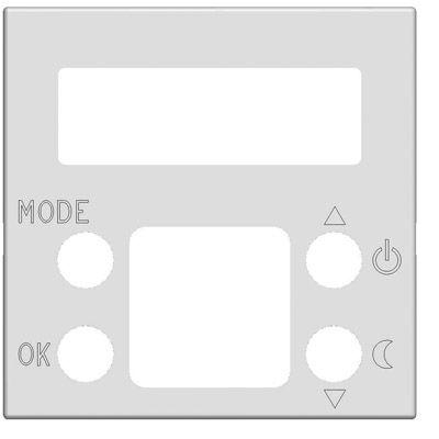 Накладка для механизма электрон. терморегулятора 8140.5 2мод. Zenit бел. ABB 2CLA224050N1101