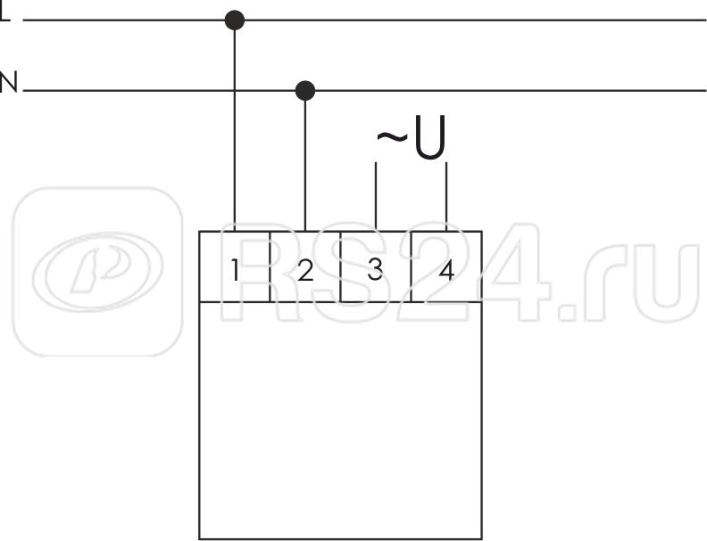 Указатель напряжения DMV-1T (1ф Uизм. 12-600В AC Uпит. 150-240В AC монтаж на панель IP20) F&F EA04.007.050