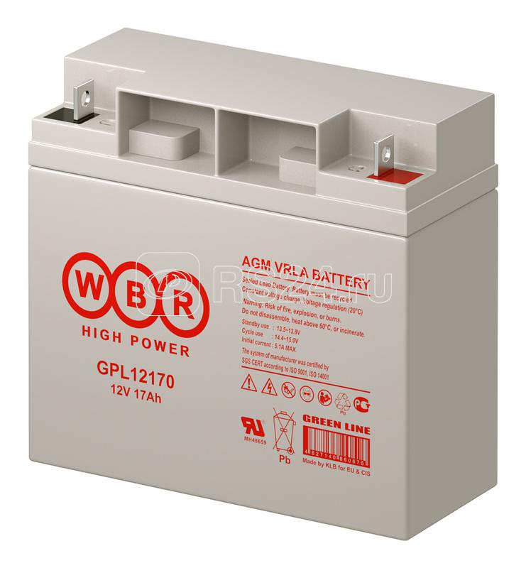 Аккумулятор 12В 17А.ч WBR GPL12170 WBR