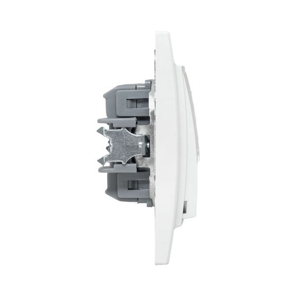 Выключатель 1-кл. СП Минск 10А IP20 с индикатором бел. Basic EKF ERV10-121-10