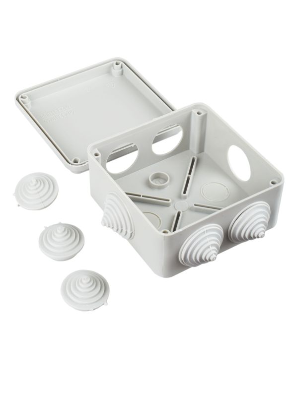 Коробка распаячная ОП 100х100х50 IP55 KM41234 IEK UKO11-100-100-050-K41-55