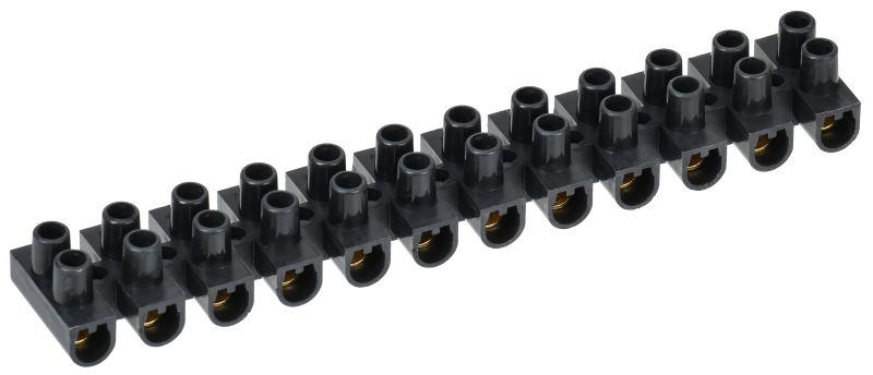 Колодка клеммная полистирол ЗВИ-5 н/г 1.5-4.0кв.мм черн. (блист.2шт) IEK UZV5-005-04-2