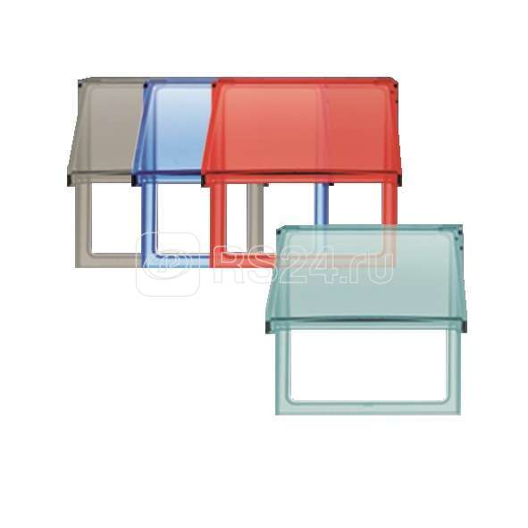 Вставка с крышкой для розетки в 2701610/ 620/ 630/ 640-030 Simon27 Play син. прозр. 2700679-109