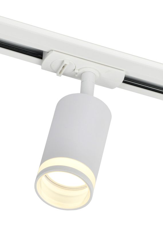 Светильник 4116 декоративный трековый поворотный GU10 бел. IEK LT-USB0-4116-GU10-1-K01
