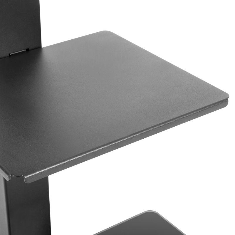 Стойка напольная с кронштейном для телевизора 37-70дюймов с доп. полкой для медиаоборудования Profi Rexant 38-0318