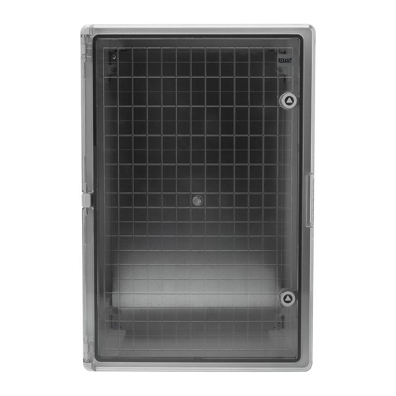 Корпус ЩМПп 600х400х200мм УХЛ1 IP65 с прозр. дверцей и монтажной панелью АБС пластик. Rexant 11-0417