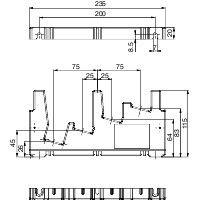 Держатель сил. шин ступенчат. SchE 04192