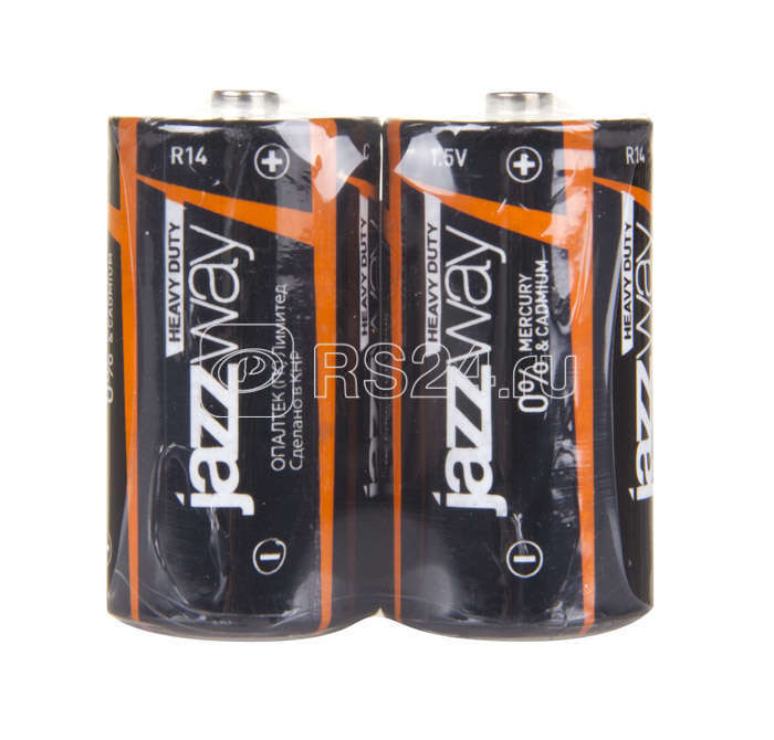 Элемент питания C/R14 1.5В Heavy Duty (блист.2шт) JazzWay 4607144115827