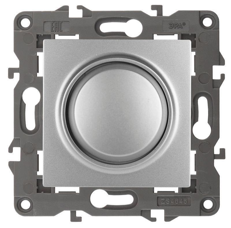 Светорегулятор поворотно-нажимной 400ВА 230В 14-4101-03 Elegance алюм. ЭРА Б0034341