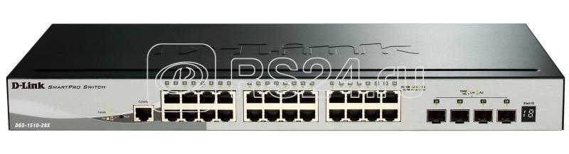 Коммутатор настраиваемый DGS-1510-28X/A1A D-Link 1318282