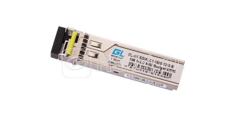 Модуль SFP WDM 125Гбит/с одно волокно SM LC Tx:1550/Rx:1310нм 6дБ до 3км NIKOMAX GL-OT-SG06LC1-1550-1310-B