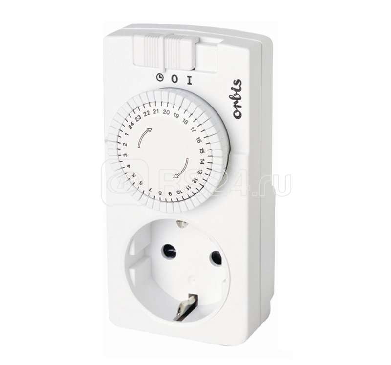 Таймер бытовой суточный DOMO D T30 шаг 30мин Orbis OB162232