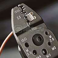 Пресс-клещи для резки и зачистки кабеля 3 гнезда Knipex KN-9722240