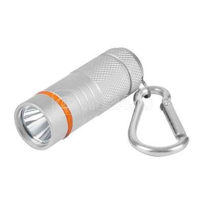 Фонарь-брелок KL 61S алюм. элементы питания (в компл.) сер. IN HOME 4690612032047