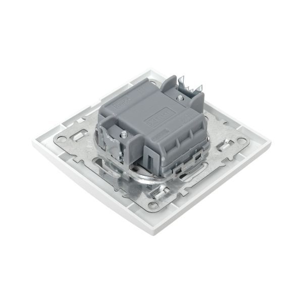 Выключатель 1-кл. СП Минск 10А IP20 с индикатором бел. Basic EKF ERV10-121-10