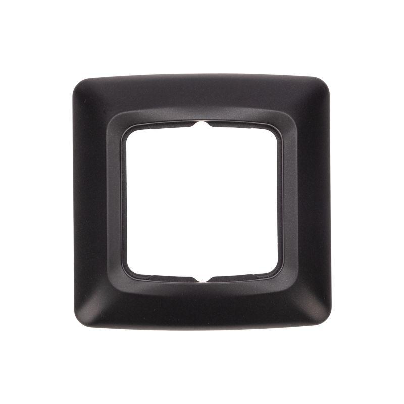 Рамка 1-м DEA горизонт. черн. метал. Kranz KR-78-0345