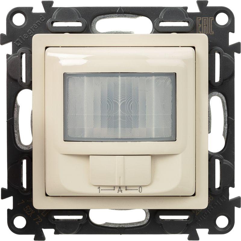 Датчик движения Valena Life 180град. 250Вт без нейтрали; с ручным управлением; с лицевой панелью сл. кость Leg 752272