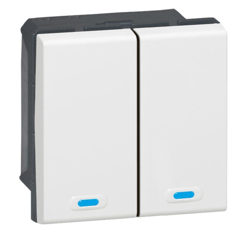 Пульт KNX Mosaic 2-клавишный 2-кан. Leg 078494