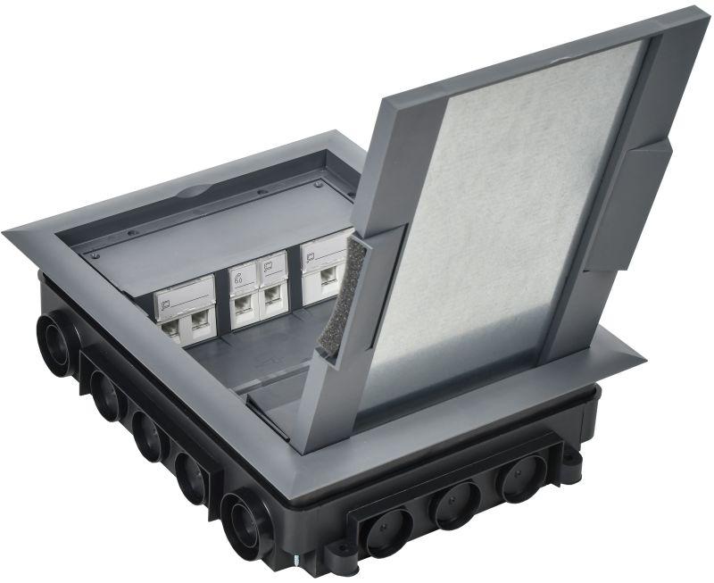 Лючок напольный ONFLOOR 12 12мод. PRIMER IEK KNL-57-12-7012