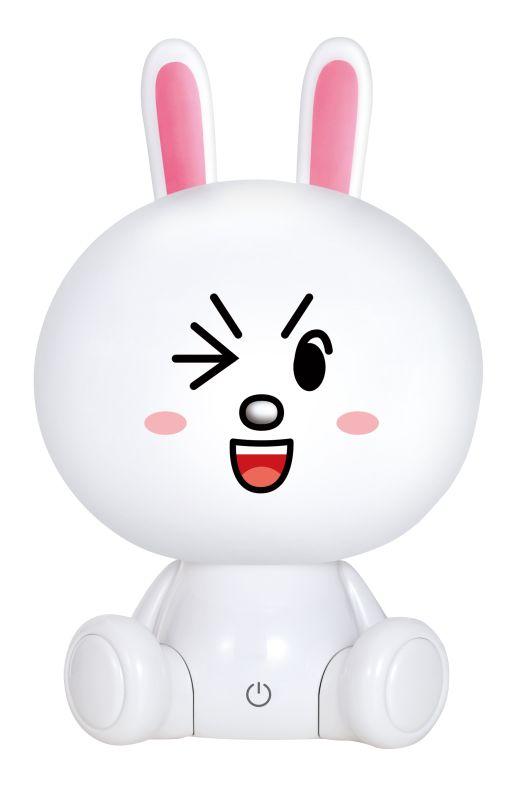 Светильник настольный KD-897 C01 LED 3Вт диммир. заяц мал. бел. Camelion 13898