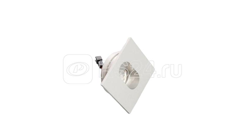 Бра GW-S612-1-SL-NW 1Вт 4500К IP54 встраив. для подсветки лестницы/пола FLOOR S серебр. DesignLed 00-00001570