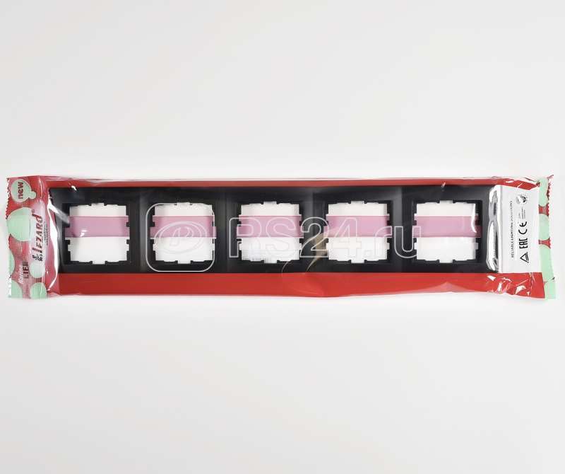 Рамка 5-м Karina Life горизонт. черн. бархат LEZARD 708-4200-150