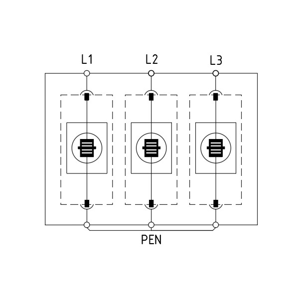 Устройство защиты от импульсных перенапряжений РИФ-Э-I+II 385/30 (3+0) Стример 113005