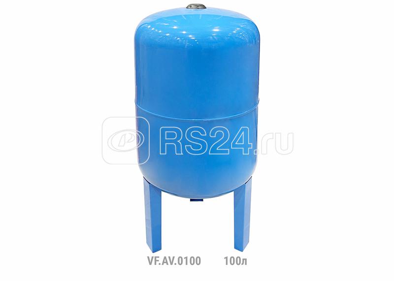 Гидроаккумулятор вертикальный AV 100л (с выс. ножками) (8шт/пал) син. VALFEX VF.AV.0100