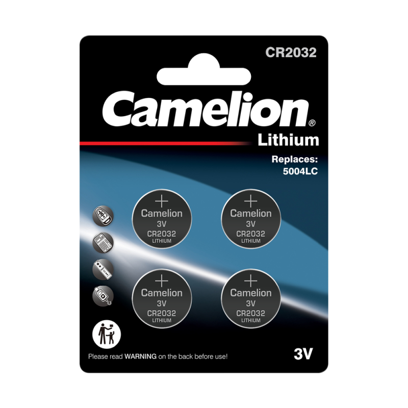 Элемент питания литиевый CR2032 BL-4 CR2032-BP4 3В (блист.4шт) Camelion 15247 Элемент питания литиевый CR2032 BL-4 CR2032-BP4 3В (блист.4шт) Camelion 15247