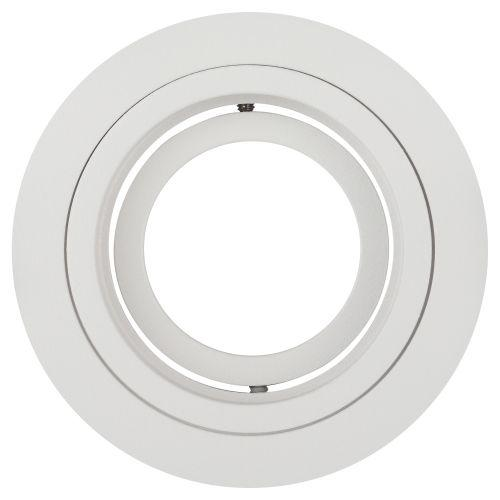 Светильник встраиваемый алюм. KL84 WH MR16/GU5.3 бел. Эра Б0054346