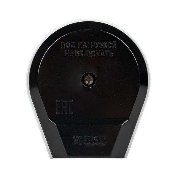 Вилка для разъема РШ-ВШ 32А 2P+PE 250В карболит. черн. EKF AS-250-B-02