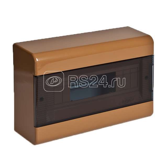 Щиток ОП 12мод. с двер. корич. Рувинил 68012К
