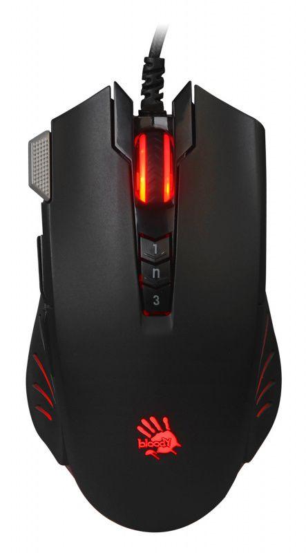 Мышь оптическая Bloody V9M (6200dpi) USB (9but) черн. A4TECH 1147671