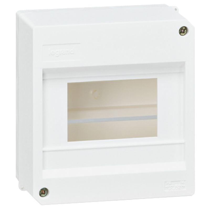 Щиток распред. накладной 6-м Mini S 140х130х68мм без двер. IP30 бел. Leg 001358