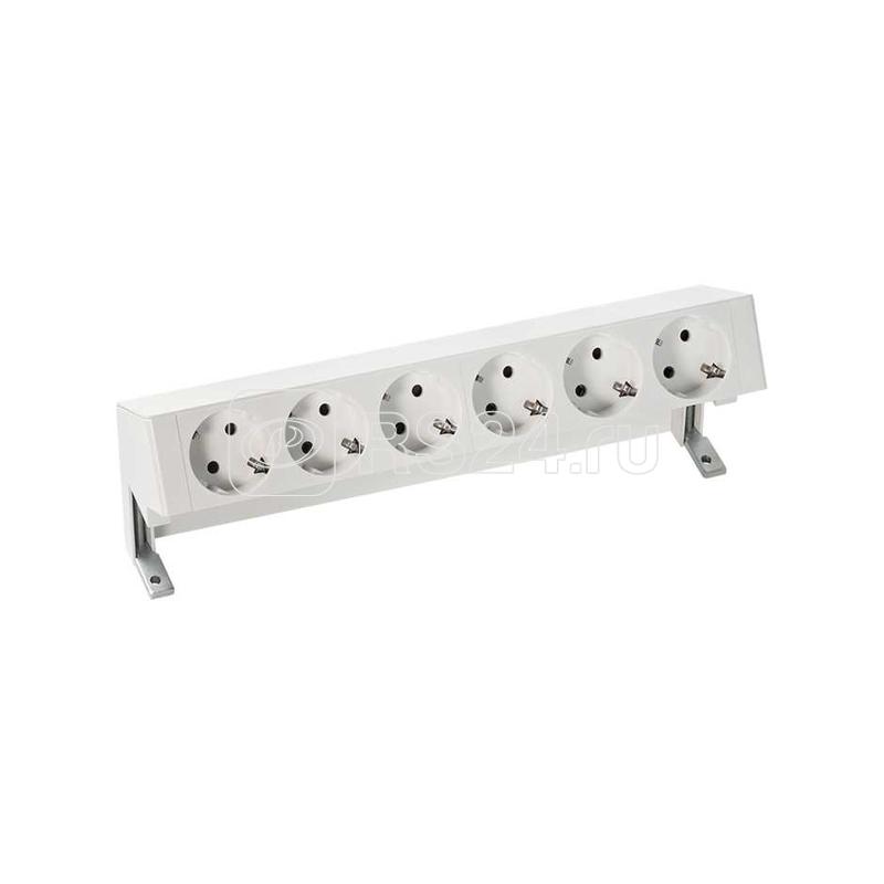 Блок розеточный настольный 6х2P+E бел. Simon 400 42606000-130