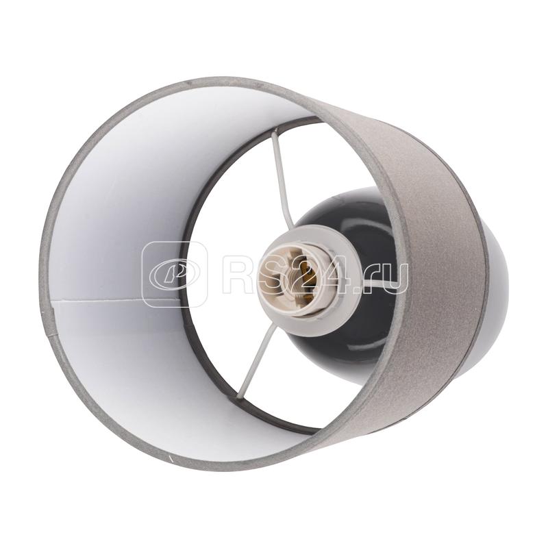 Светильник настольный JH2-02-gy E14 IP20 130х130х255мм керамика; ткань; PVC-пластик сер. JazzWay 5062320
