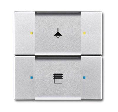 Сенсор 2/4-кл. многофункц. 6126/02-83-500 серебристый алюм. ABB 2CKA006116A0208