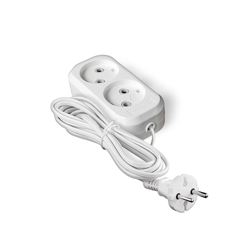 Удлинитель 2х3м без заземл. 6А IP20 У6-011 ШВВП 2х0.75 UNIVersal 9631912