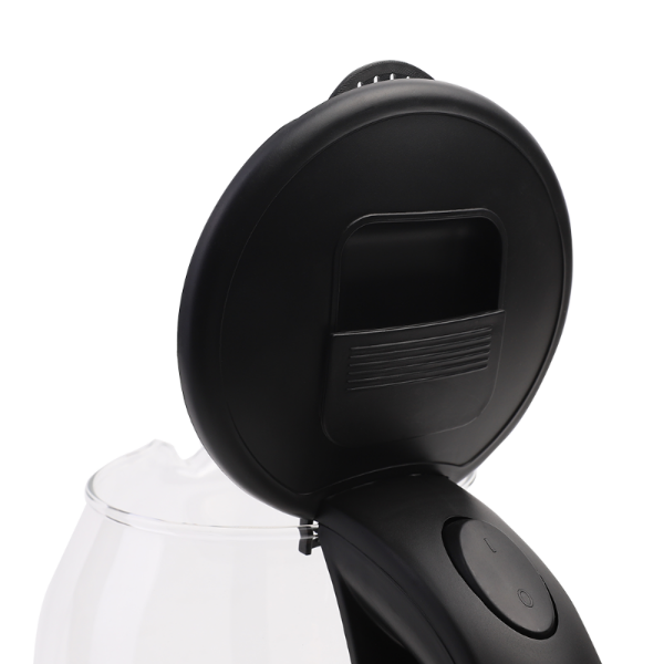 Чайник стеклянный ELX-KG05-C02 черн. ПРОМО Ergolux 14922