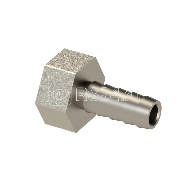 Штуцер для шланга латунь внутр. резьба 20х1/2дюйм никель RTP 39745